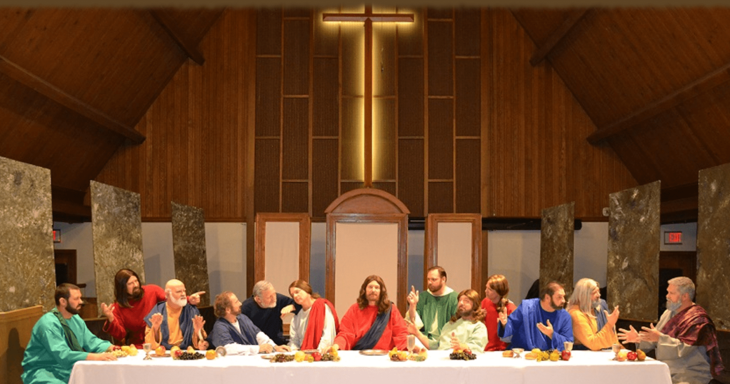 living last supper 2018 cast picture
